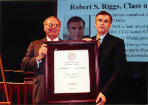 Robert Riggs Receives Texas A&M University Outstanding Alumnus Award From The College of ArchitectureApril 6, 2001