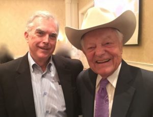 Robert Riggs & Bob Schieffer of CBS News at the Press Club of Dallas Tribute To Schieffer April 13, 2016