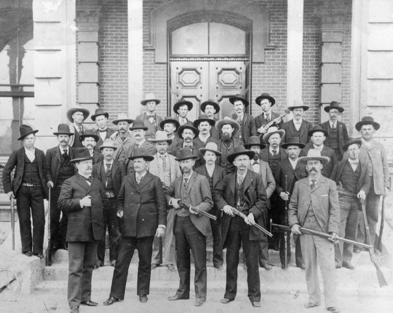 Texas Rangers at the El Paso County Courthouse 1896 True Crime